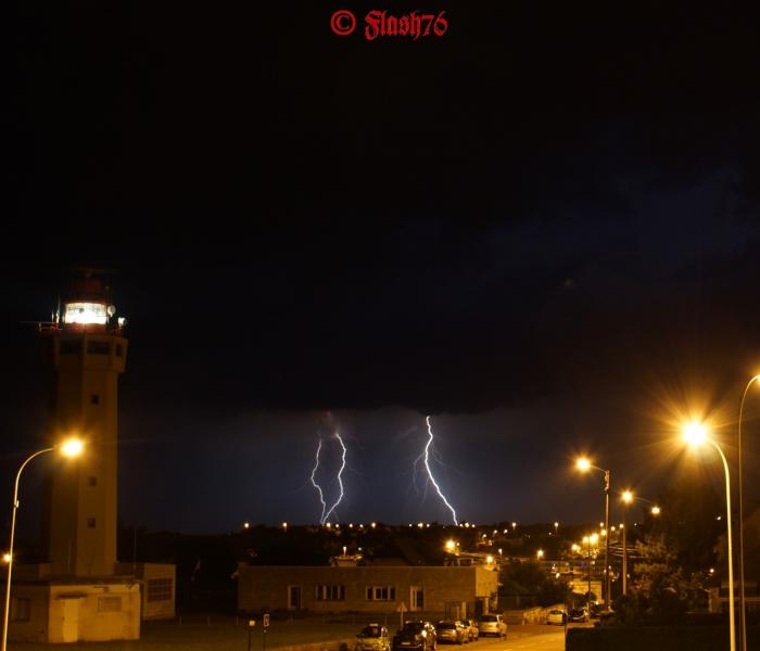 Orages violents du 28/05/2017 au Havre / Saint-Adresse (76)