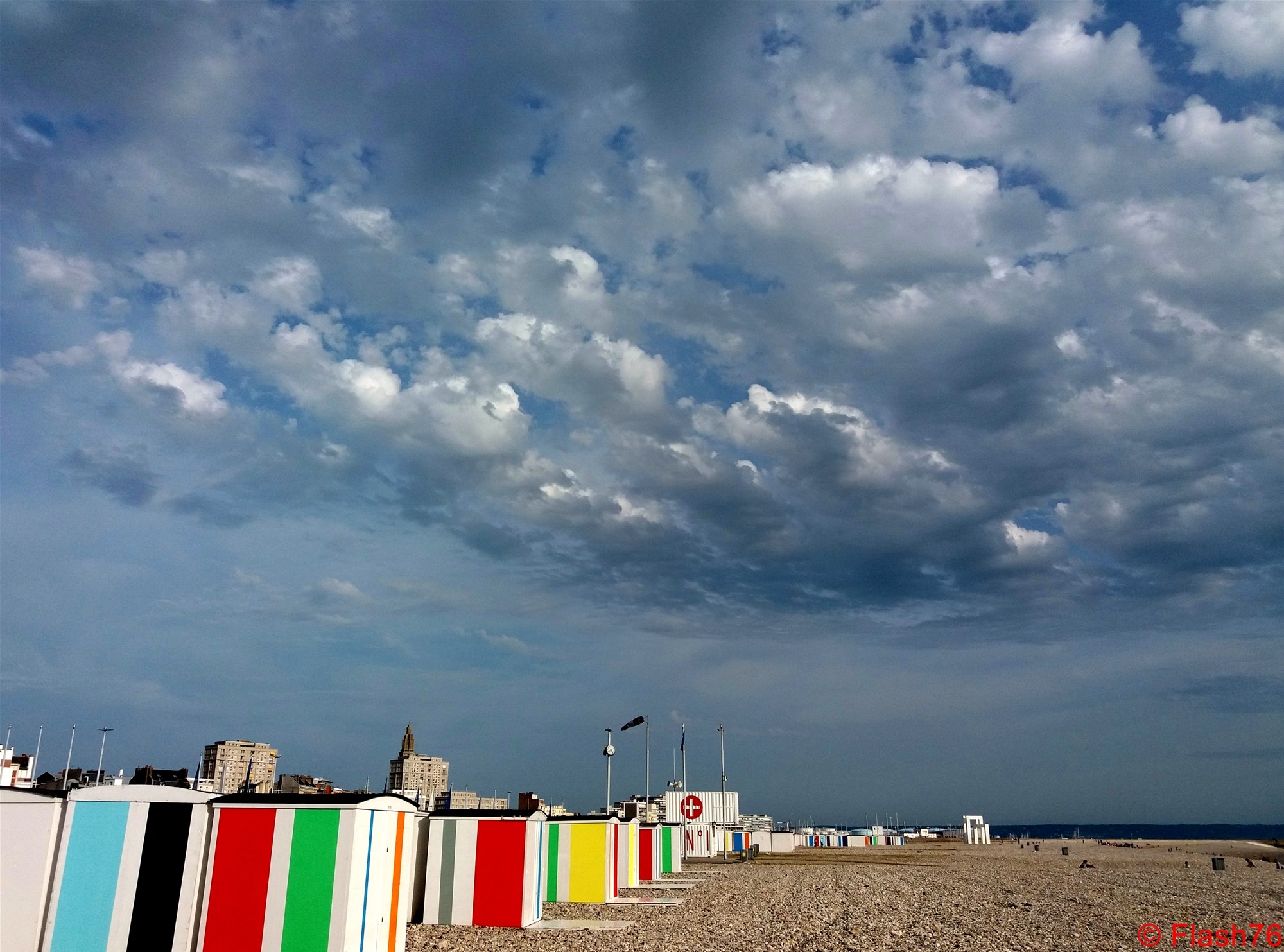Ciel pré-orageux le 28/05/2017 au Havre (76)
