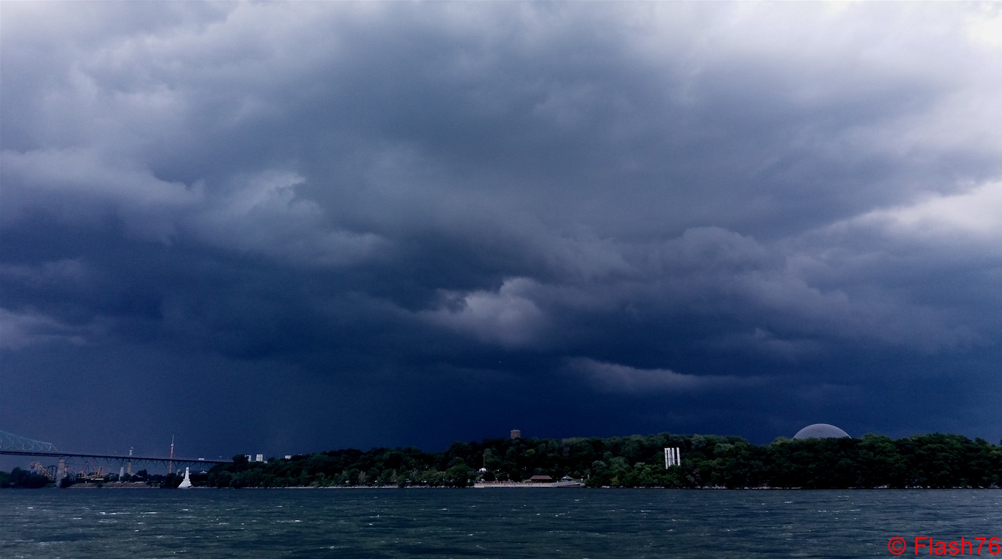 Orage du 31/07/2017 sur Montréal