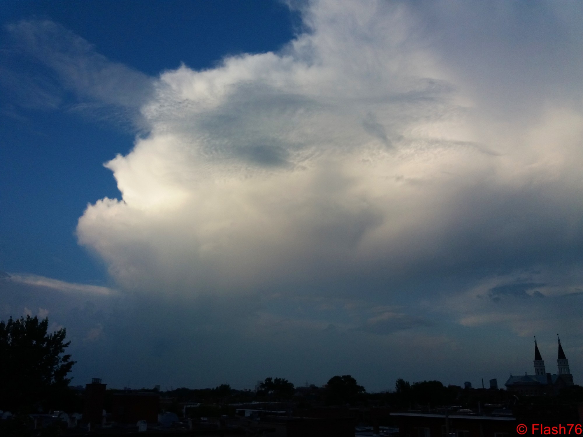 Orages du 02/08/2017 à Montréal (Québec)