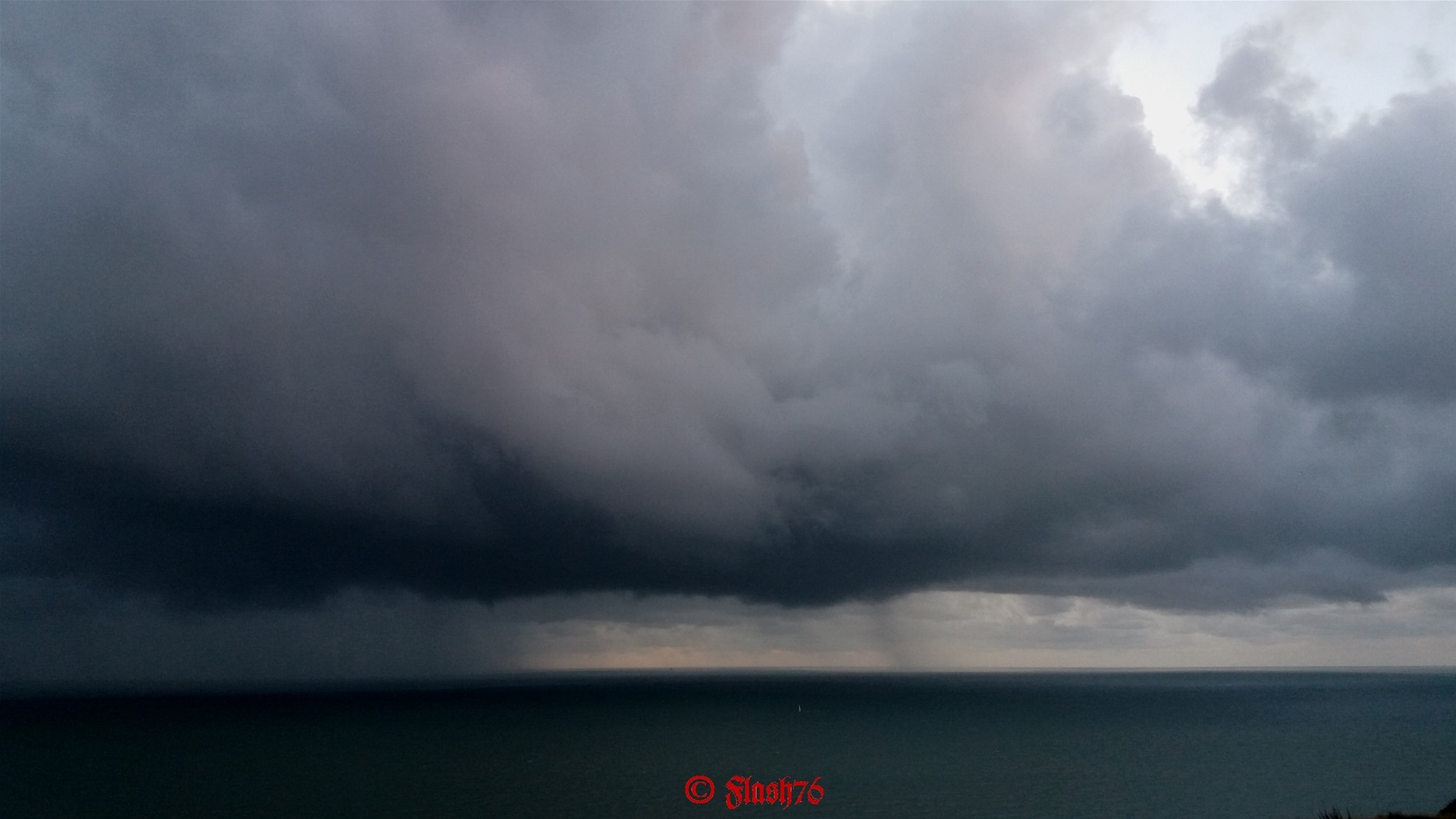 Grain orageux le 09/09/2017 à Saint-Adresse (76)