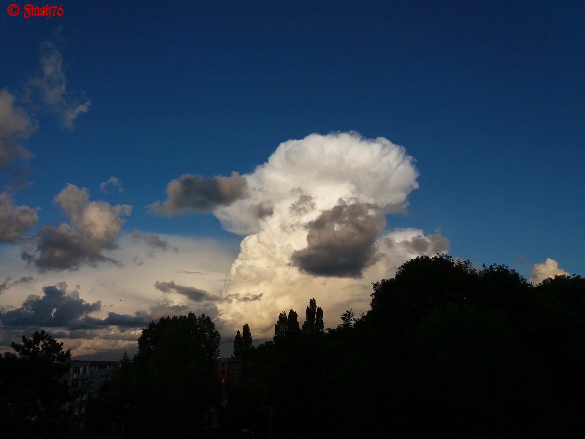 Monocellule d'air froid le 14/09/2017 au Havre (76)