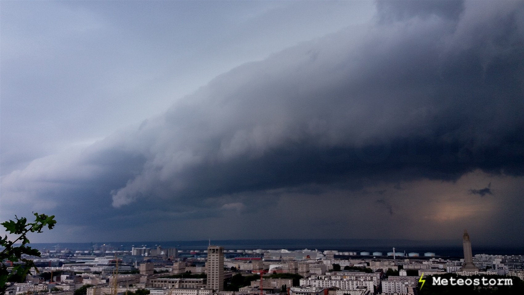 Orage du 03/07/2018 au havre (76)