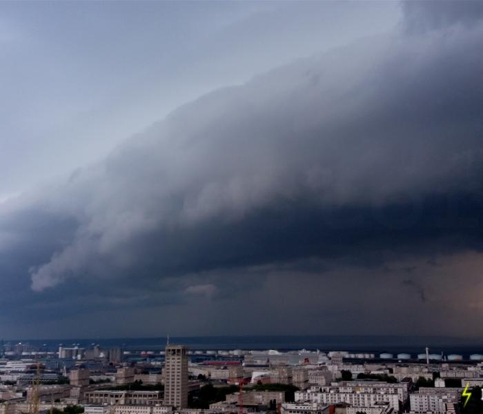 Orage du 03/07/2018 au havre (76)