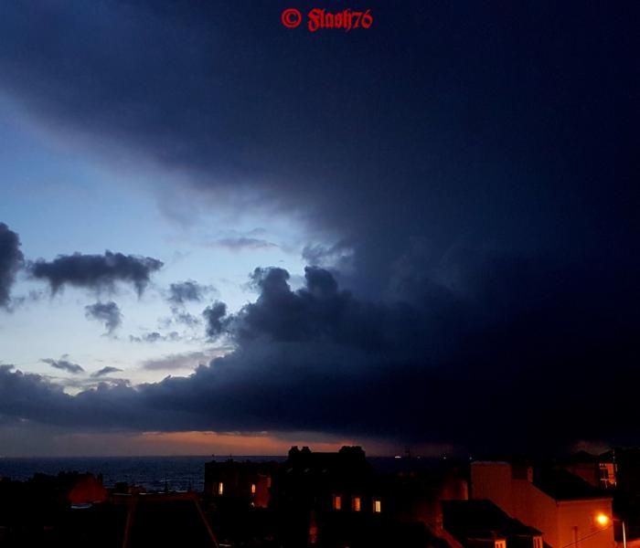 Cumulonimbus de traîne au Havre le 04/03/2019