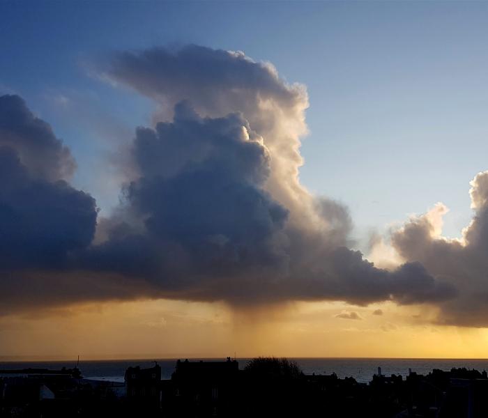 Cumulonimbus calvus localisé, Le Havre (76), le 11/11/2019