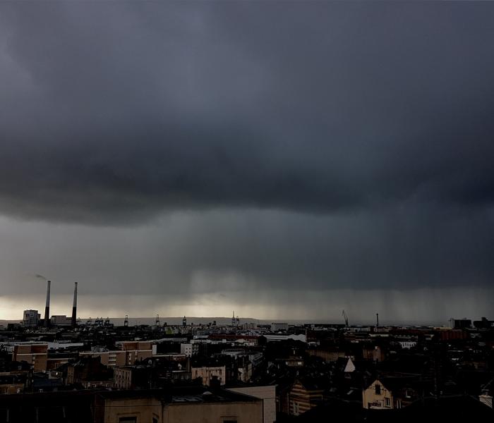 Orage de grésil du 12/11/2019 au Havre (76)