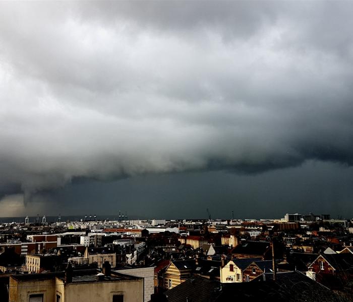 Orage et tuba du 13/11/2019 au Havre (76)