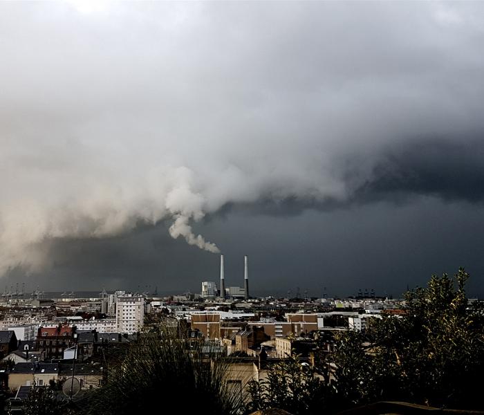 Orage et arcus hivernal du 13/11/2019 au Havre (76)