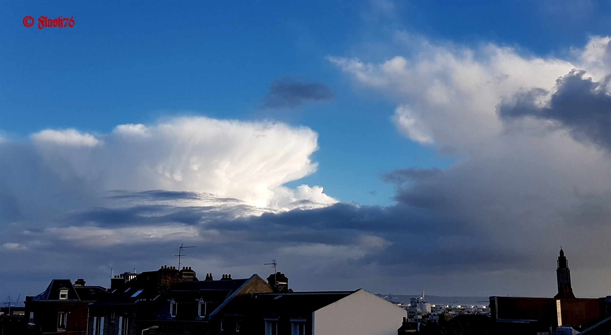 Cumulonimbus d'air froid, Le Havre (76) le 10/02/2019