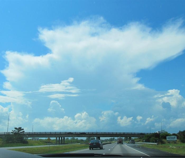 Cumulonimbus sur Toronto - Ontario en Aout 2011