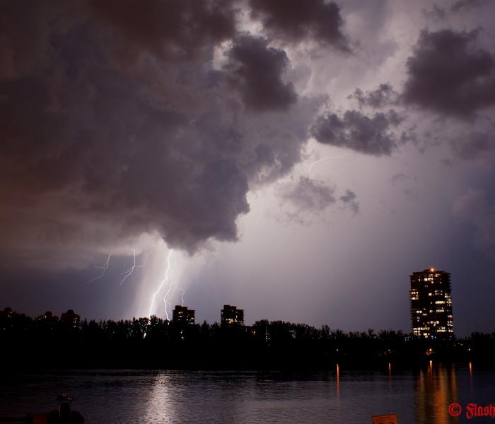 Orages du 02/08/2017 à Montréal (Québec)