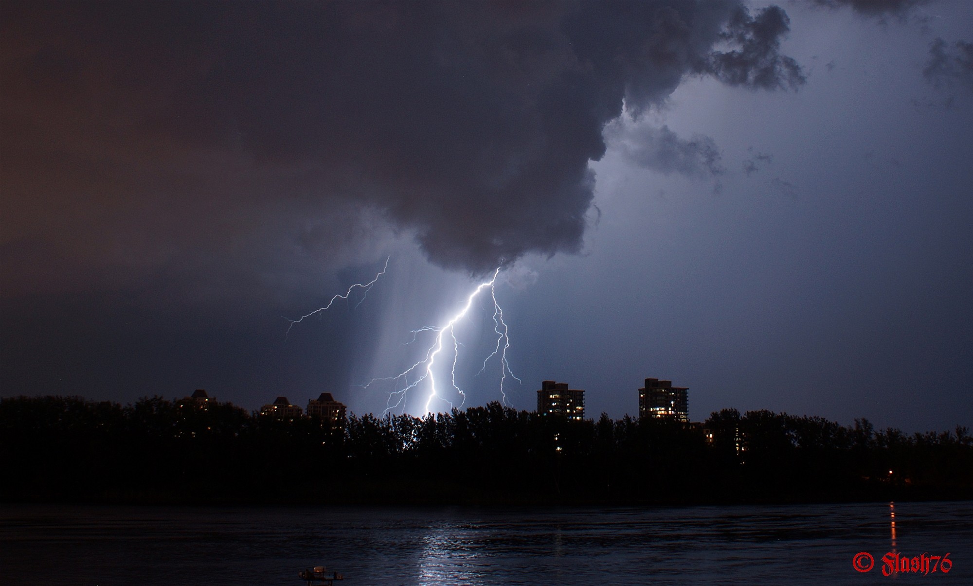 Orages du 02/08/2017 à Montréal (Québec)