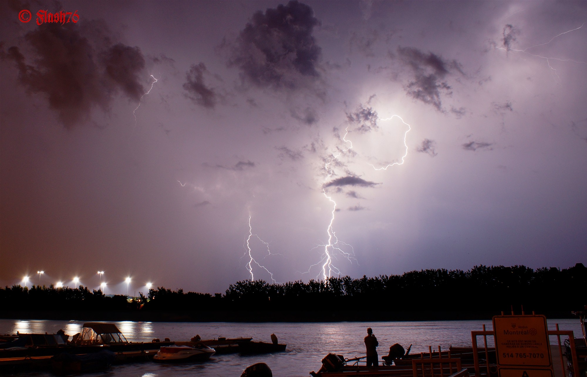 Orages du 02/08/2017 à Montréal (Québec)