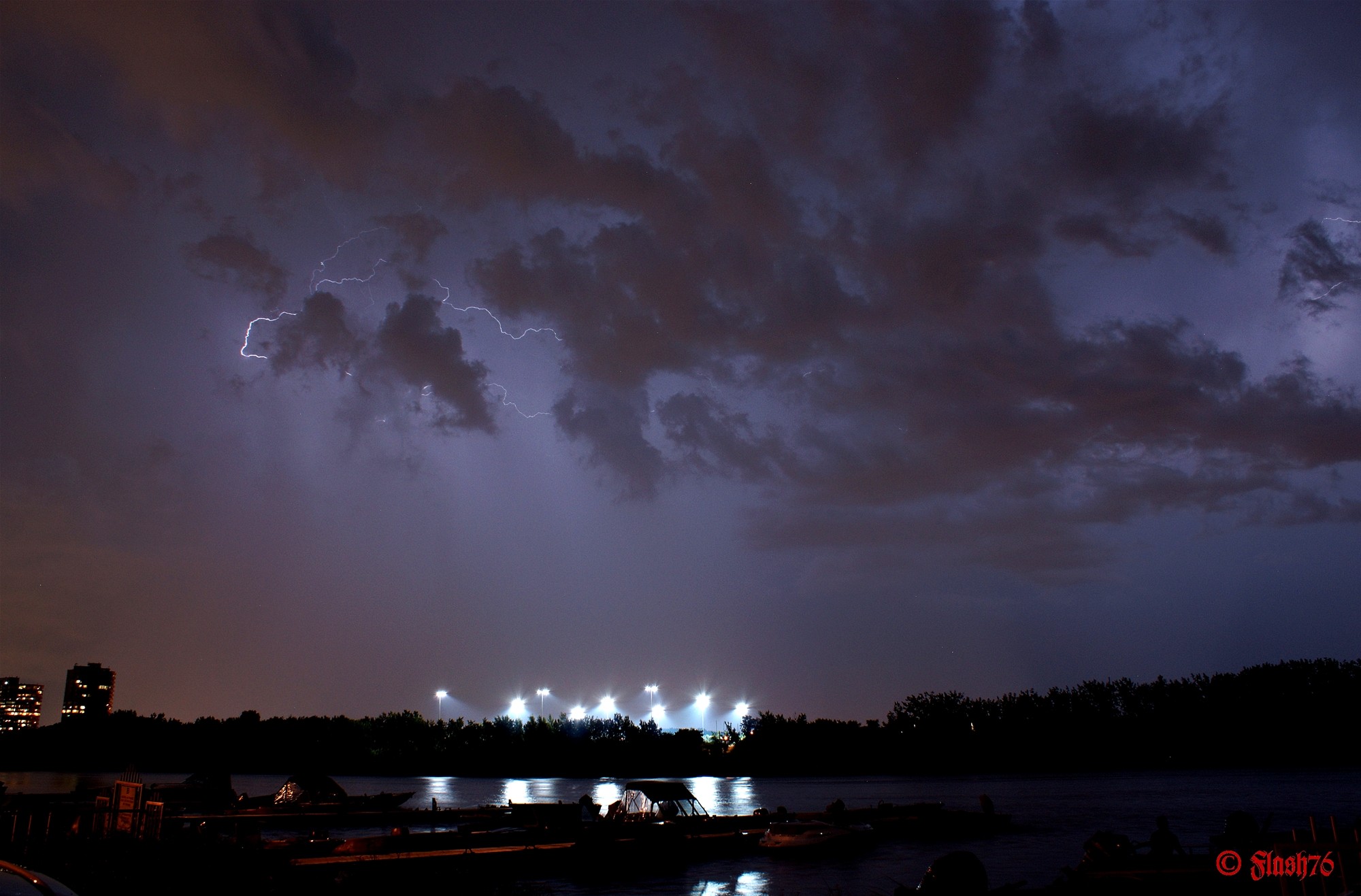 Orages du 02/08/2017 à Montréal (Québec)