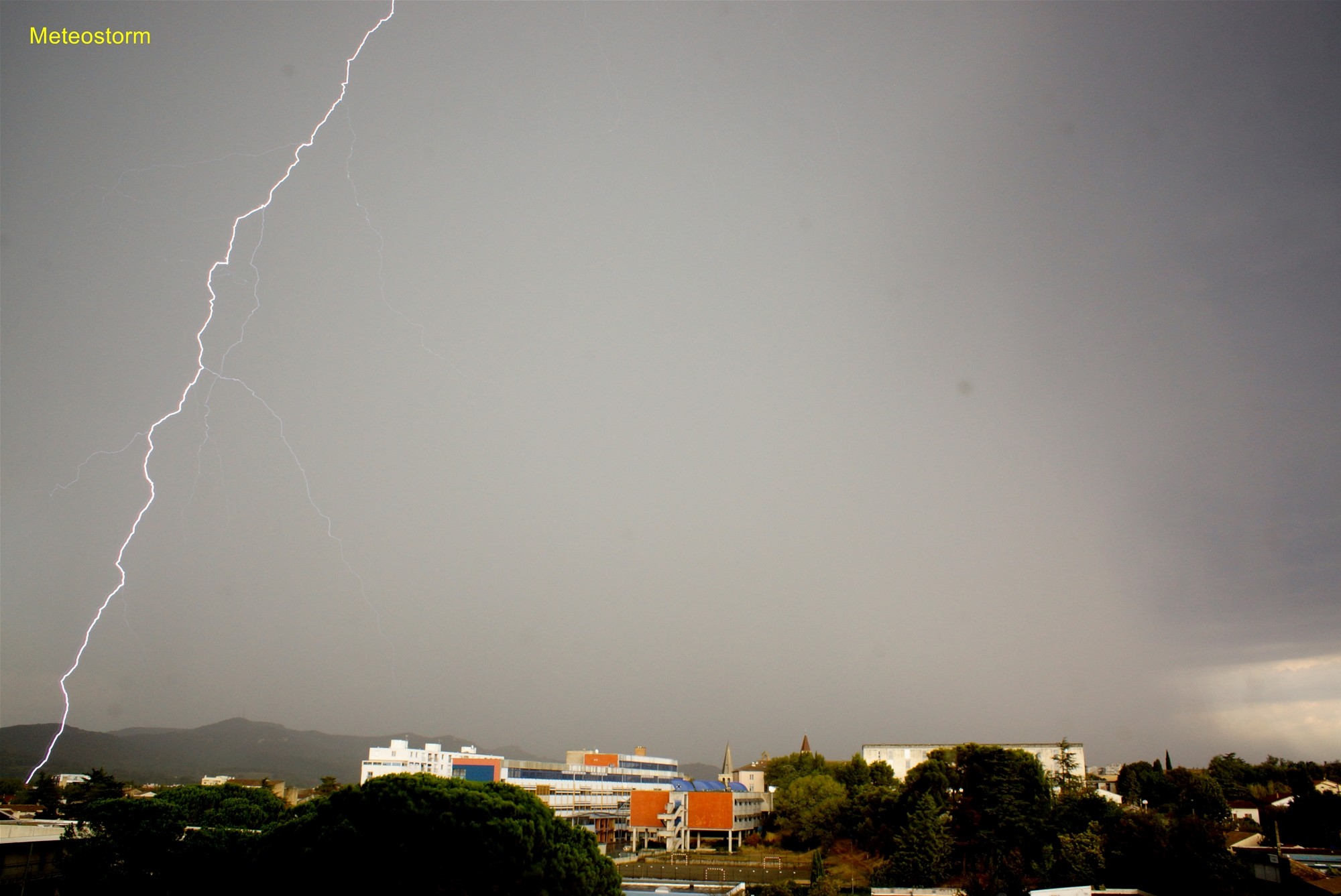 Orage du 31/08/2019 à Bagnols-sur-Cèze dans le Gard