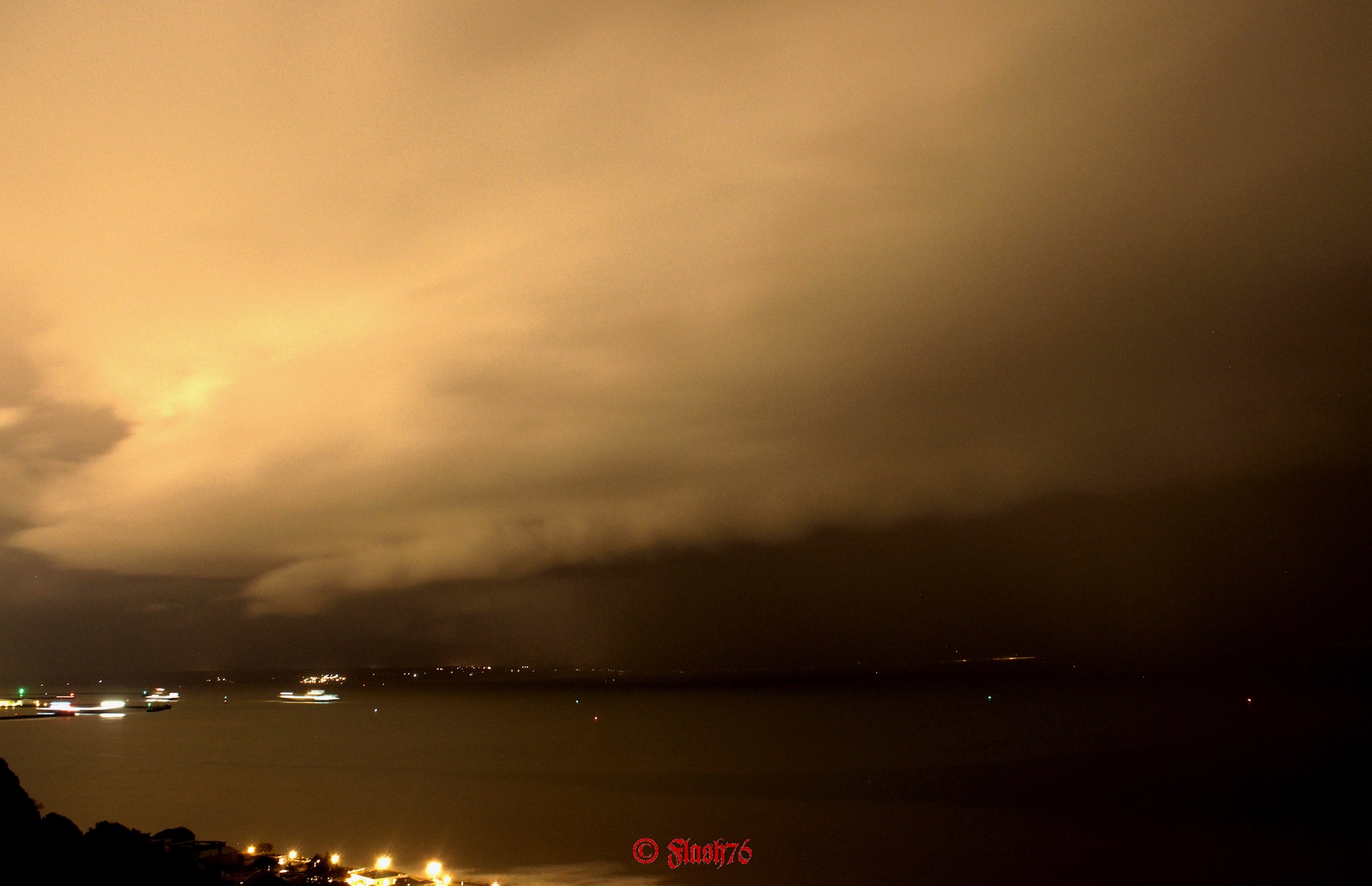 Arcus nocturne le 14/09/2017 au Havre (76)