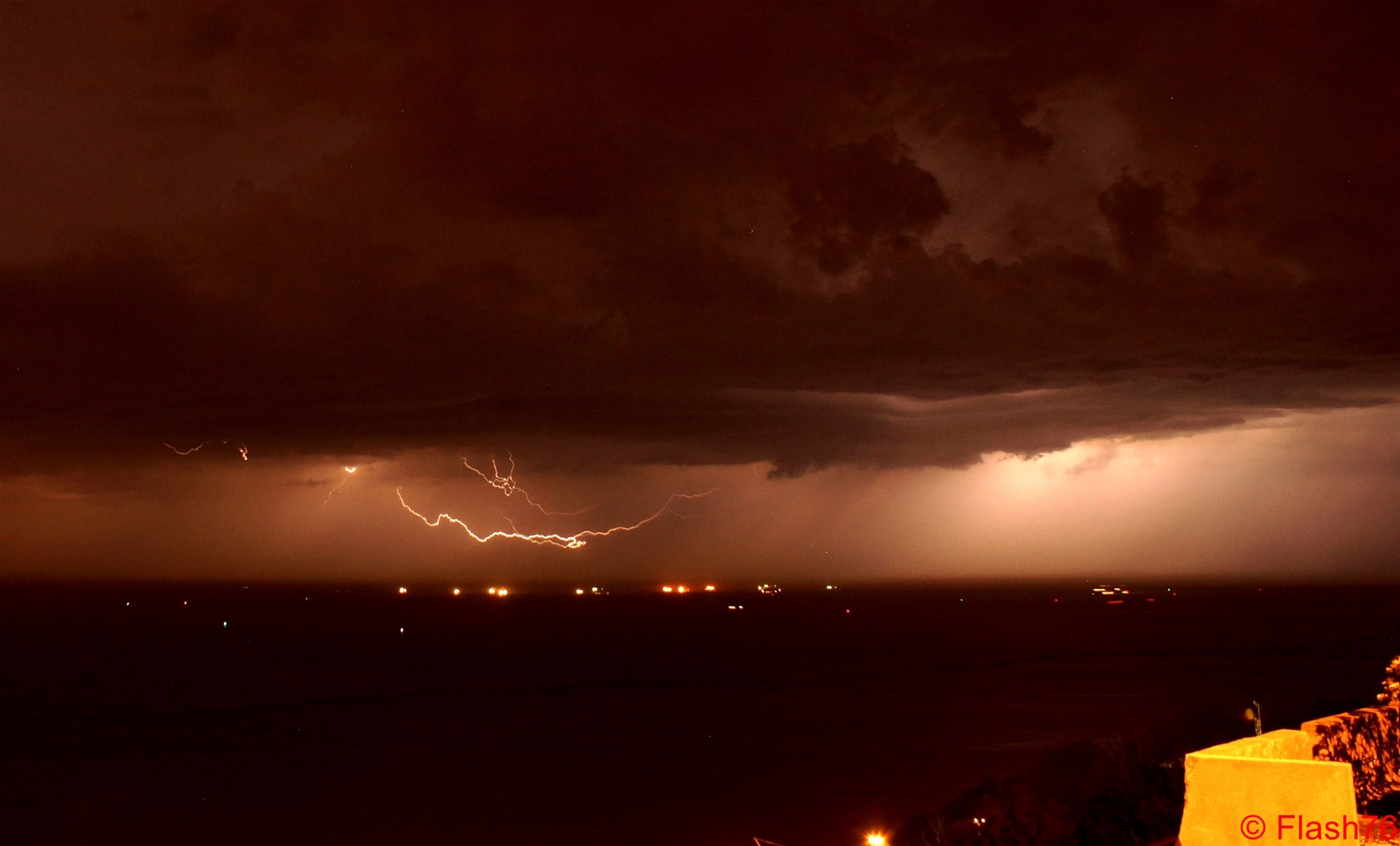 Orages électriques du 21/04/2018 au Havre / Saint-Adresse (76)
