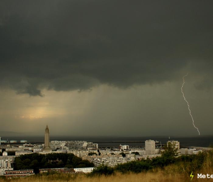 Orage du 03/07/2018 au havre (76)