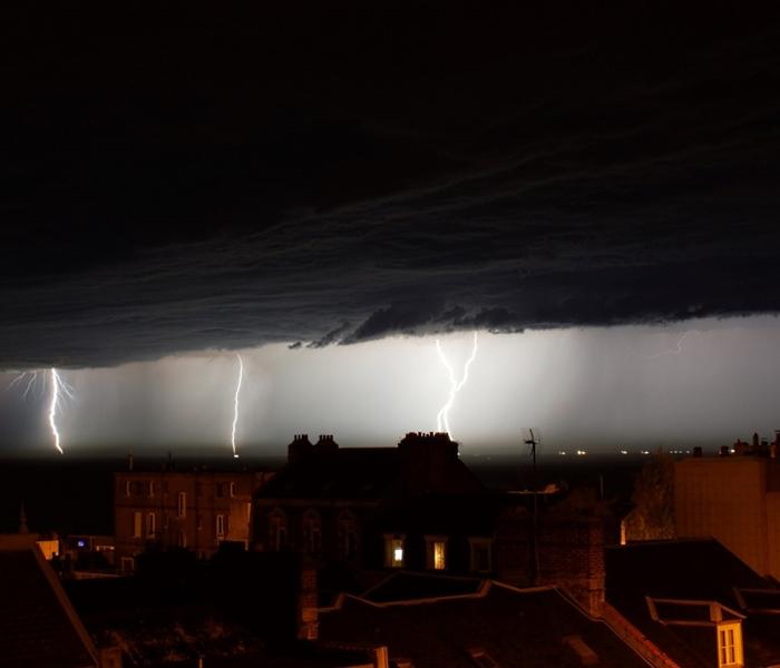Quintuple impact de foudre le 19/06/2019