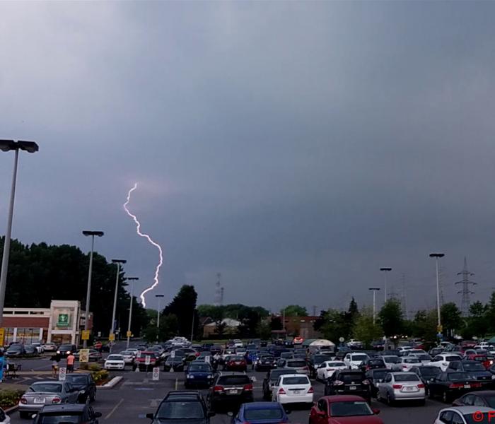 Orage supercellulaire du 04/08/2017 à Montréal (Québec)