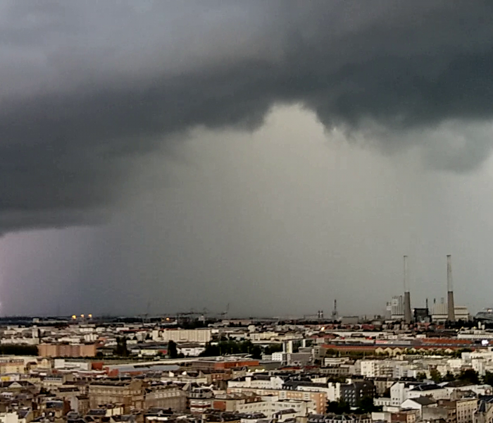 Orage surprise du 31/08/2017 au Havre (76)