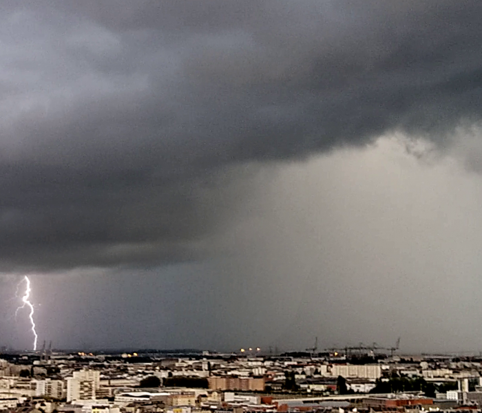 Orage surprise du 31/08/2017 au Havre (76)