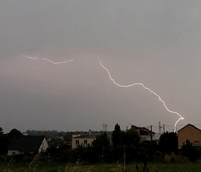 Episode orageux du 07/08/2018 à Saint-Adresse (76)