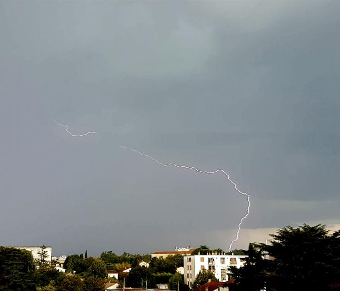 Orage du 31/08/2019 à Bagnols-sur-Cèze dans le Gard