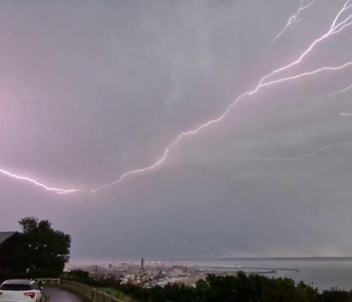 Orage du 28/08/2023 au Havre / Sainte-Adresse (76)