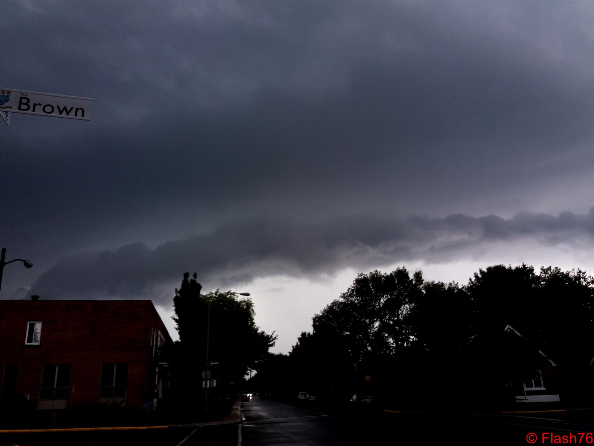 Nouvel orage localisé