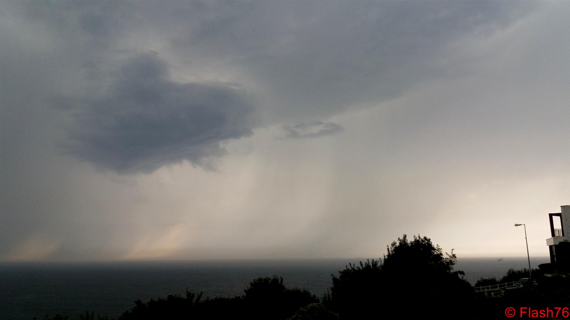 Orage et contrejour