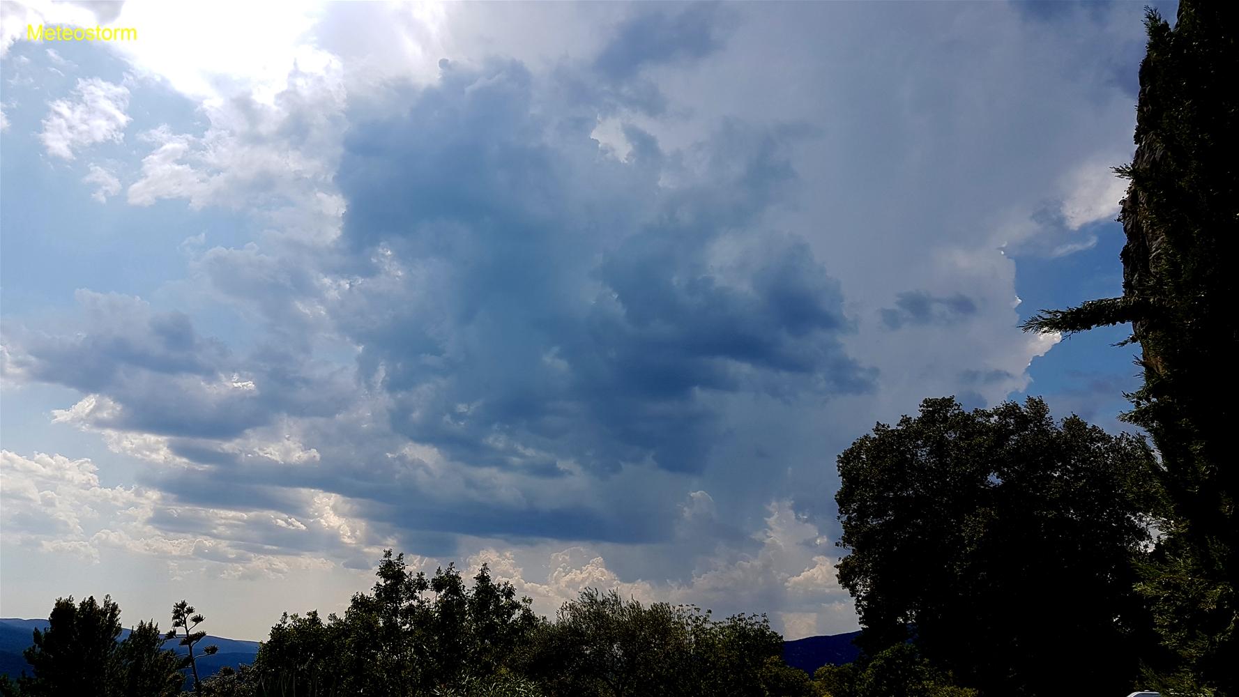 Orage très localisé