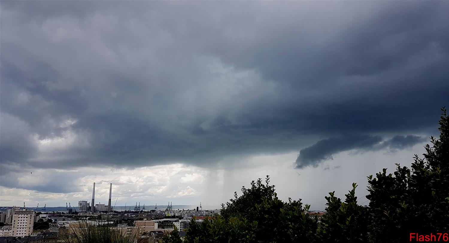 Orage localisé du 16/06 au Havre