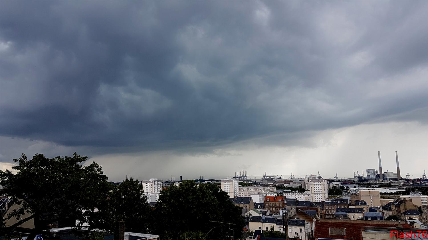 Orage violent au Sud