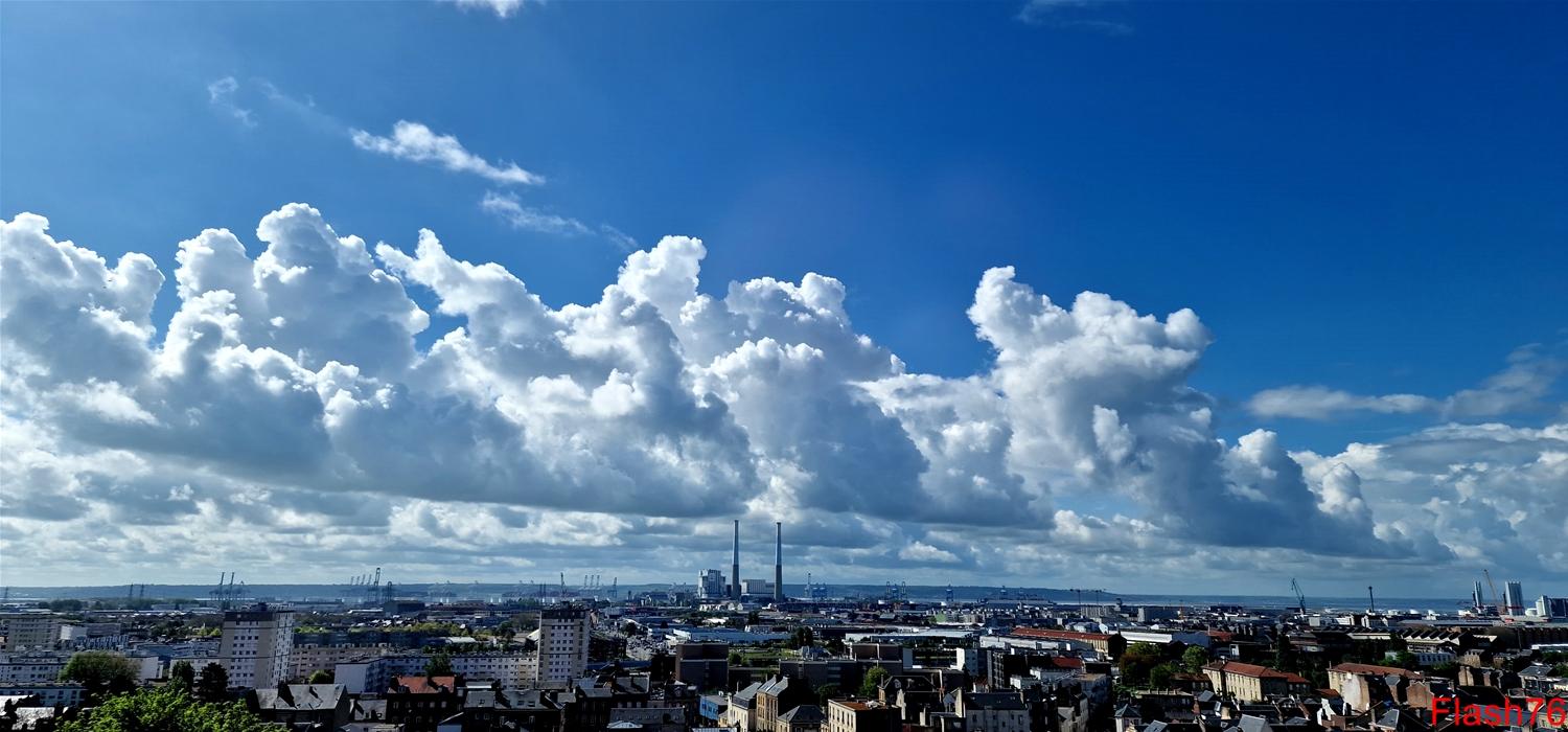 Ciel de traîne matinal