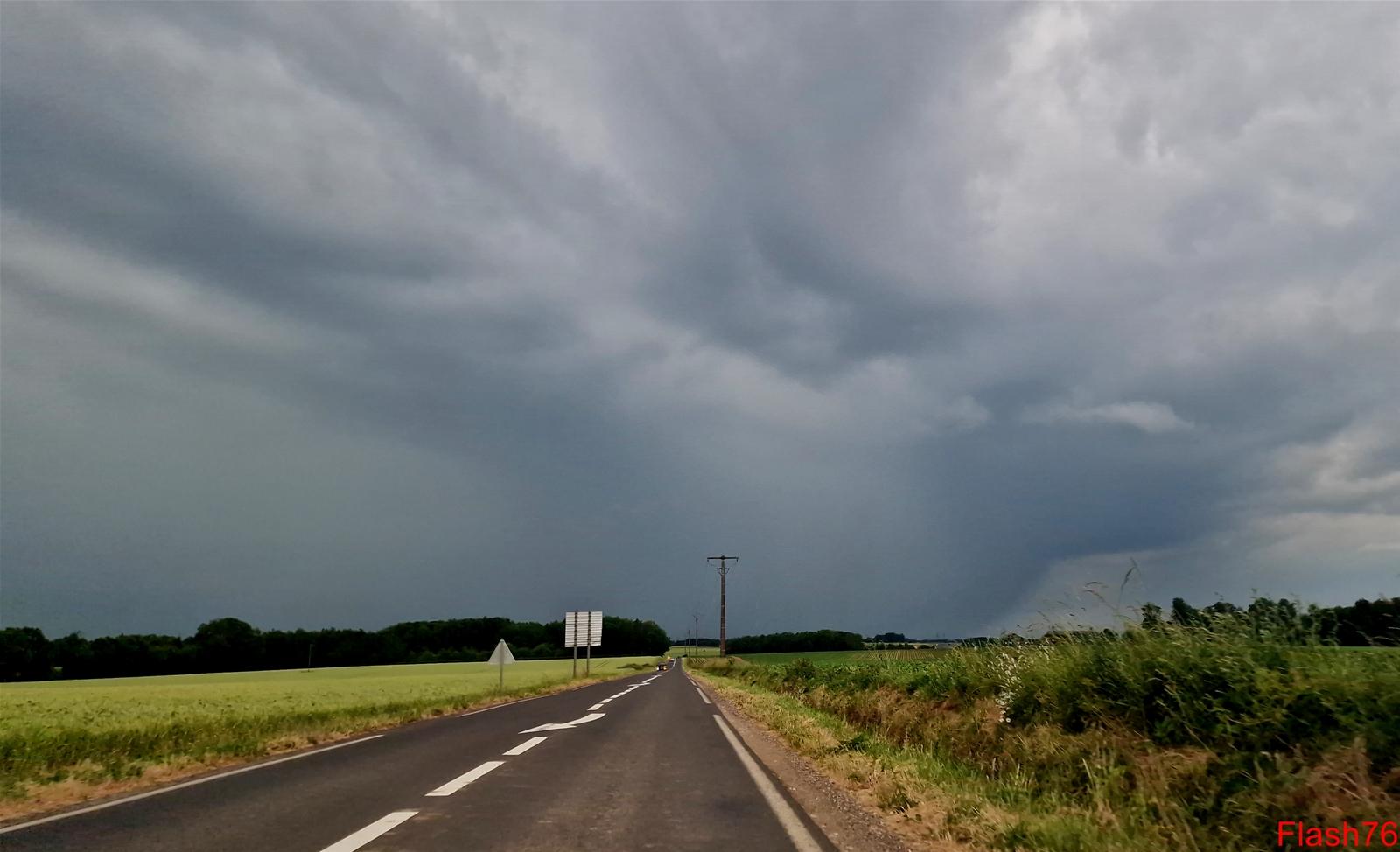 Nouvel orage très pluvieux