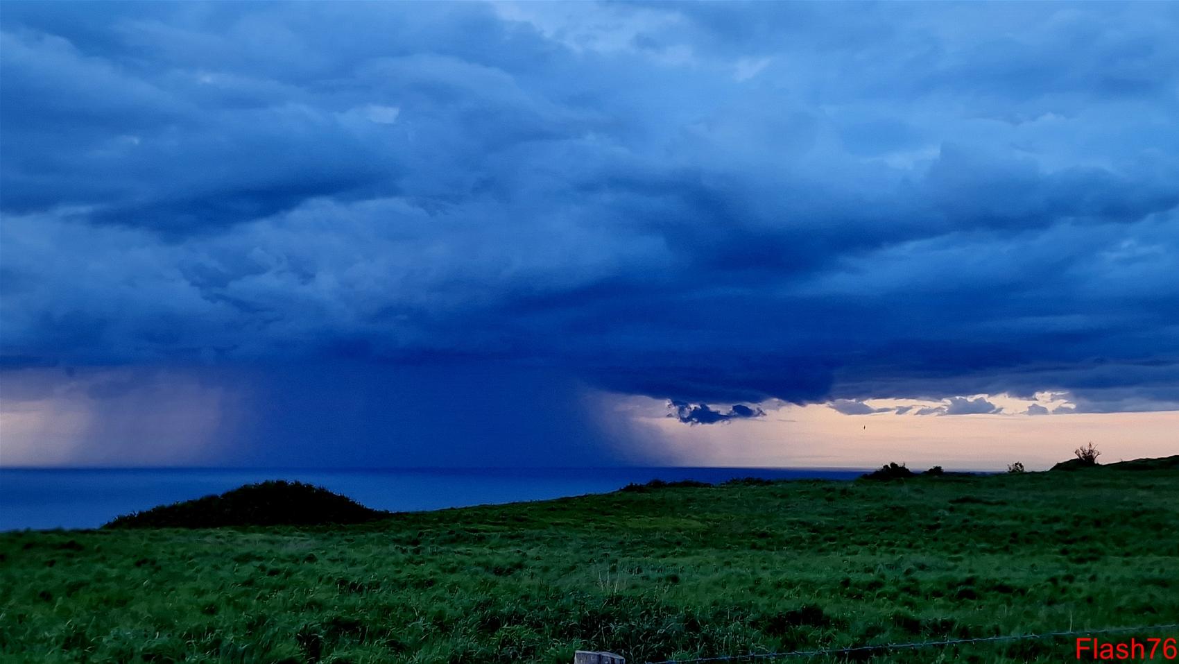 Orage s'intensifiant