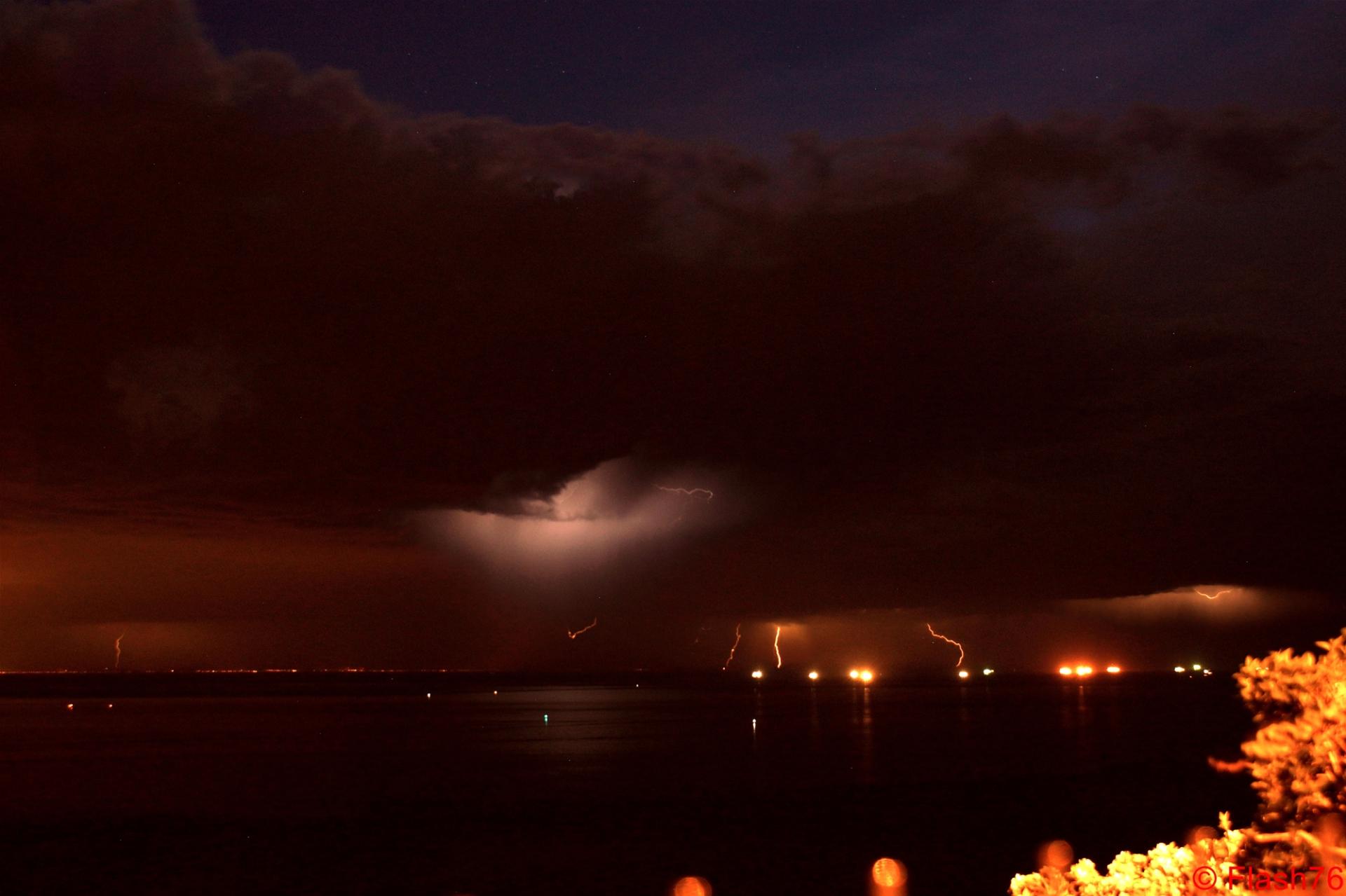 Orages et ciel dégagé